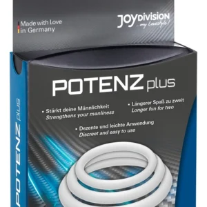 POTENZplus Silicone Support Rings Set S/M/L Transparent