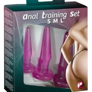 You2Toys Anal Training Set Flexible TPE Plugs Purple 3 Sizes