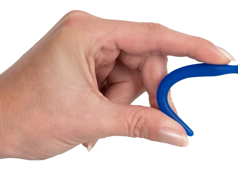 You2Toys Flexible Silicone Urethral Sound Blue 9.6cm
