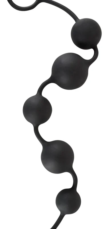 Analinių rutuliukų grandinėlė „Black Velvets“ (juoda)
