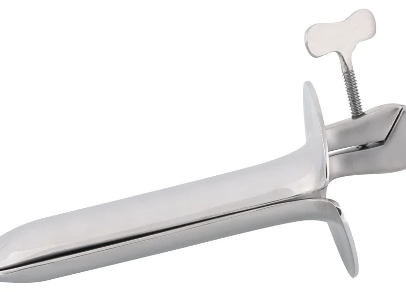 Fetish Collection Stainless Steel Adjustable Medical Speculum 10.5cm