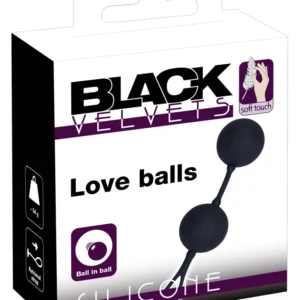 You2Toys The Perfect Balls - Silicone Pelvic Exercise Duo, 54g, Black