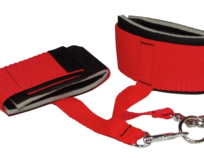Bad Kitty Red Giant 8-Piece Bondage Kit with Adjustable Cuffs