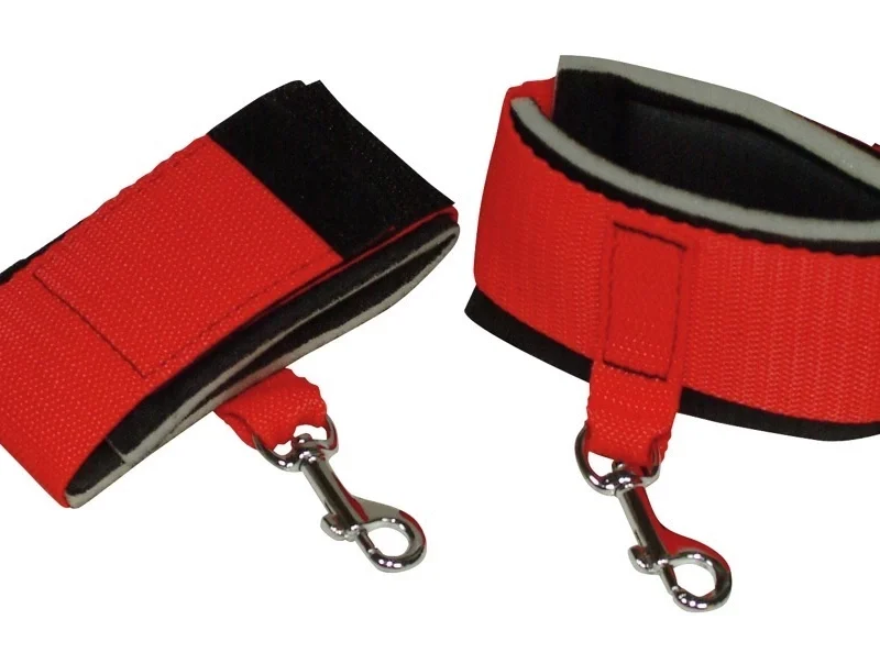 Bad Kitty Red Giant 8-Piece Bondage Kit with Adjustable Cuffs