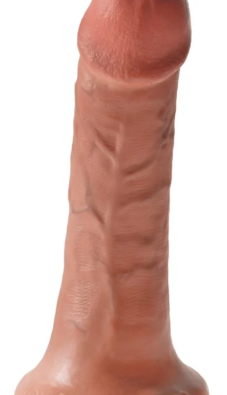 Pipedream King Cock 6" Model Tan with Suction Base, 17 cm, PVC