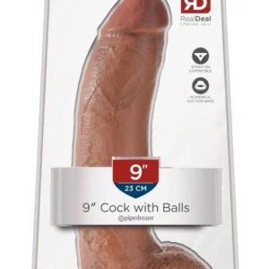 Pipedream King Cock Model 9" Tan - Anatomical Intimate Device with Suction Cup