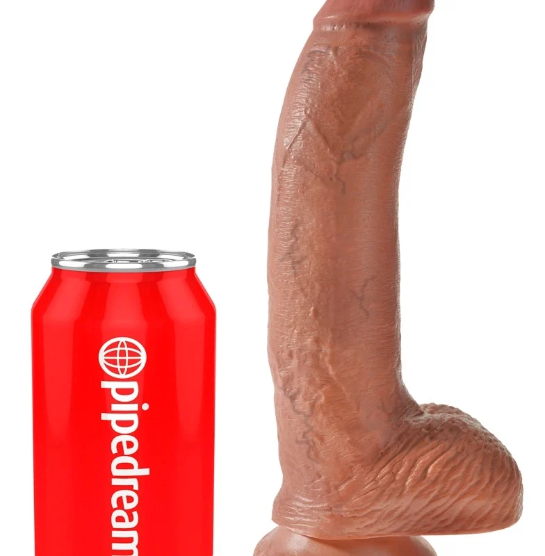 Pipedream King Cock Model 9" Tan - Anatomical Intimate Device with Suction Cup
