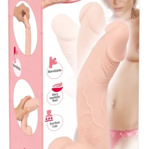 You2Toys Nature Skin Flexible Model 24cm with Suction Base, Beige