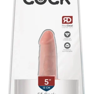 Pipedream King Cock 5" Intimate Device Flesh Color, 14 cm PVC