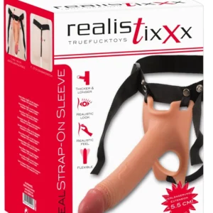 Realistixxx Intimate Enhancement Sleeve with Adjustable Strap, 19.5 cm