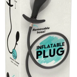 You2Toys Inflatable Plug Silicone Black 8 cm Adjustable Size