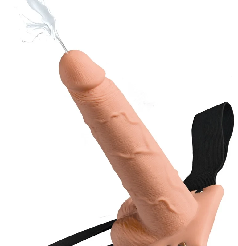 Fetish Fantasy Strap-O 7.5 Inch Adjustable Intimate System, Beige