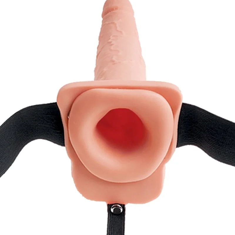 Fetish Fantasy Strap-O 7.5 Inch Adjustable Intimate System, Beige
