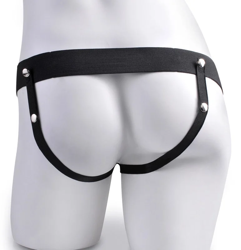 Fetish Fantasy Strap-O 7.5 Inch Adjustable Intimate System, Beige