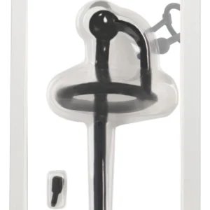 You2Toys Silicone Urethral System with Removable Stopper 12.7 cm Black