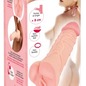 Nature Skin 2in1 Extension & Sleeve TPE 22.1cm Anatomical Model