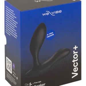 We-Vibe Vector+ Intimate Wellness Device Charcoal Black App-Controlled