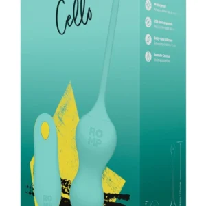 ROMP Cello Silicone Training Vibro-Balls with Remote, Waterproof, 18.2cm