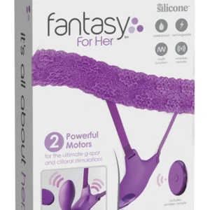 Fantasy For Her Ultimate Butterfly Intimate Wearable Vibrator, Pink