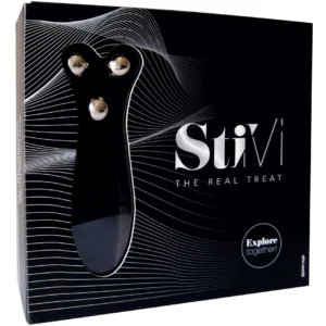 HOT StiVi Dual-Sided Intimate Massager, Silicone, Rechargeable, 17cm