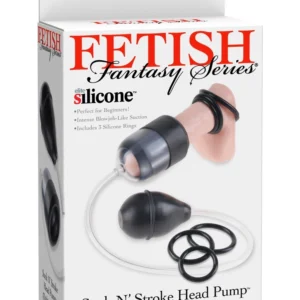 Pipedream FFS Suck N' Stroke Compact Glans Pump System with Rings