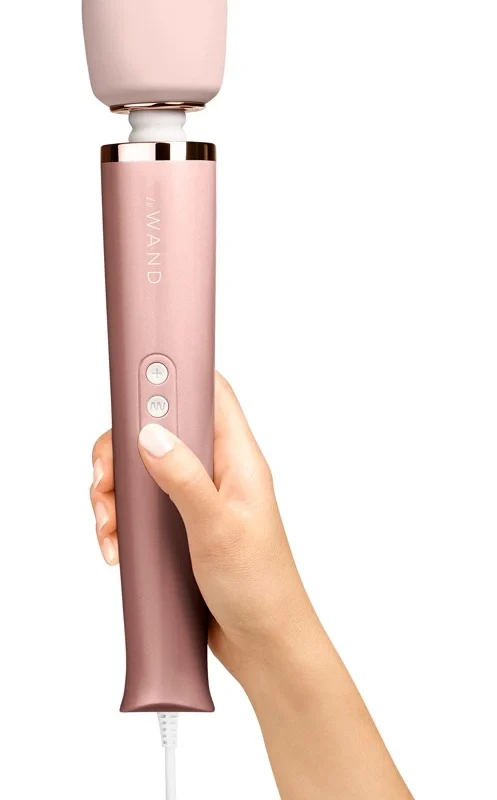 Le Wand Powerful Plug-In RoseG Intense Mains-Powered Massage Wand 34cm