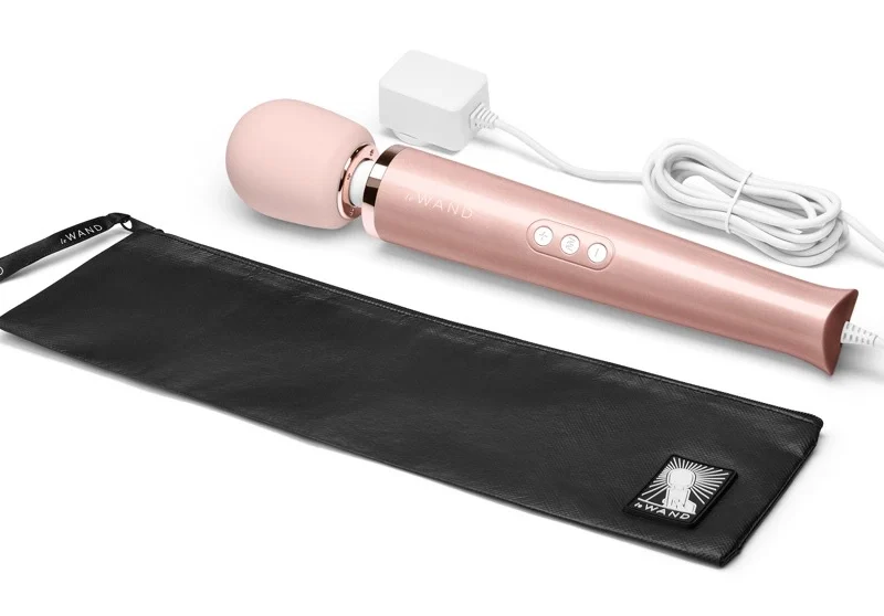 Le Wand Powerful Plug-In RoseG Intense Mains-Powered Massage Wand 34cm