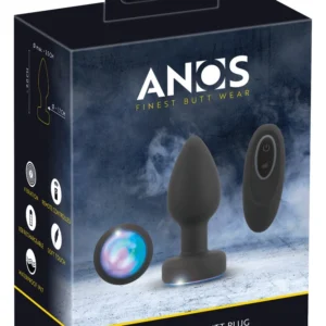 ANOS RC LED Light Plug Silicone, 9 cm, 7 Modes, Remote, Waterproof