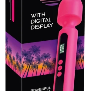 You2Toys Pink Sunset Digital Massage Wand - 10 Modes, Soft Touch, 29.8cm