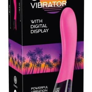 You2Toys Pink Sunset G-Spot Vibrator Digital Display Silicone 20cm