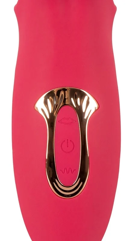 You2Toys Oral Fun Vibrator Moving Lips Silicone Pink 13cm