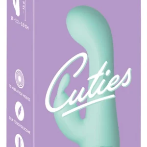 Cuties Mini Vibrator 4.G Green - Compact Flexible Silicone Model
