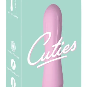 Cuties 4th Gen Mini Vibrator Rose - Compact Silicone Model, 10 Modes