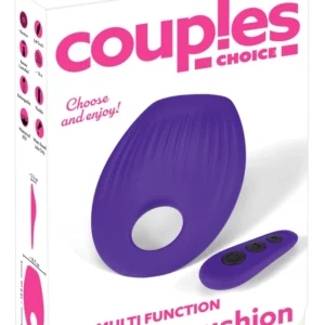 Couples Choice RC Multi Function Vibro Cushion with Flexible Ring 15 cm