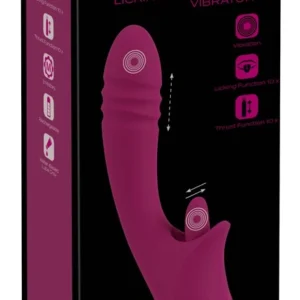 Javida Licking & Thrusting Intimate Machine Silicone, 22.5 cm, Pink
