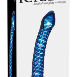 Pipedream Icicles No. 29 Blue Glass Intimate Massager 19 cm