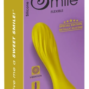 Sweet Smile Flexible Swirl Metallic Silicone Vibrator 16cm Waterproof