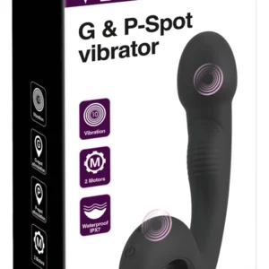 Black Velvets G&P-Spot Vibrator Dual Motor Waterproof Silicone 16.8cm