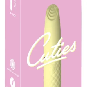 Cuties Mini Vibe Yellow 5th Gen - Compact Rechargeable Silicone Model