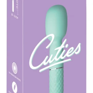 Cuties Mini Wand 5th Gen Green - Compact Rechargeable Silicone Massager