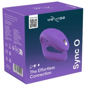 We-Vibe Sync O Intimate Couples Device Bright Purple Rechargeable