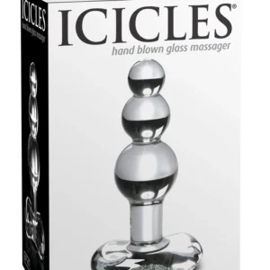 Pipedream Icicles No. 47 Clear Glass Plug 10.5cm Hypoallergenic