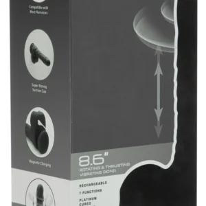 Naked Addiction 8.6" Rotating & Thrusting Silicone Intimate Device, Remote