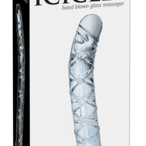Pipedream Icicles No. 60 Hand-Blown Glass Massage Tool 16.5cm Clear