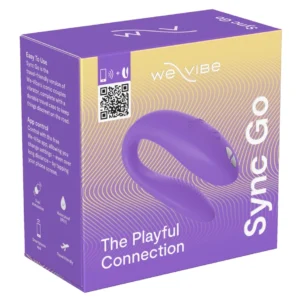 We-Vibe Sync Go Purple - Dual Wearable Vibrator, App-Controlled, Silicone