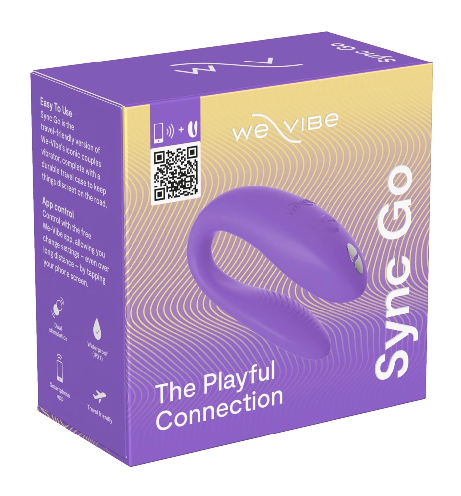 We-Vibe Sync Go Purple - Dual Wearable Vibrator, App-Controlled ...