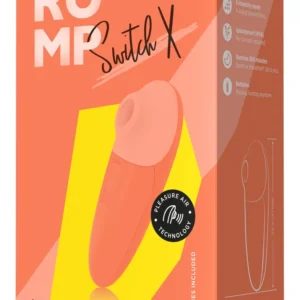 ROMP Switch X Air Pulse System, 6 Intensities, Compact, Silicone, Blue