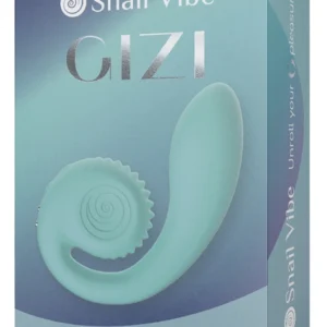 Snail Vibe Gizi Tiffany Dual Motor Silicone Intimate Device Blue 19cm
