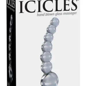 Pipedream Icicles No. 66 Glass Massage Tool Transparent 12cm