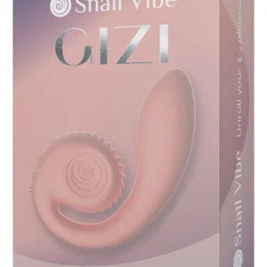 Snail Vibe Gizi Peachy Pink - Dual Intimate Device, Silicone, 19cm